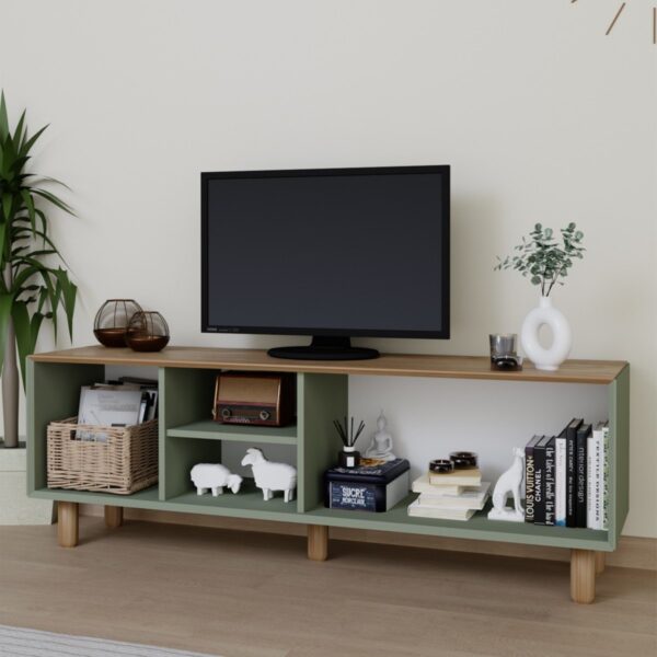 Midoser Bohem Serisi Natura Kül Yeşili Tv Ünitesi