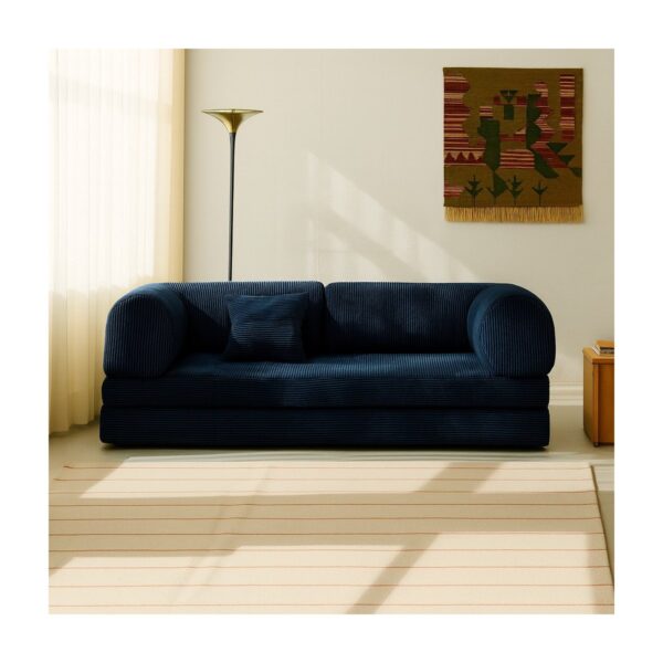 MONAMI Dechome Modern Fitilli Kadife | Köşe Koltuk | 180X180 Köşe Takımı | Modüler Köşe Takımı | Yataklı L Koltuk | Fitilli Kadife