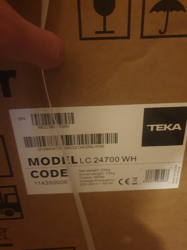 Teka – Lc 24700 Wh – Tezgah Üstü Dijital Bulaşık Makinesi – 7 Programlı 6 Kişilik – 55 cm – 114350000