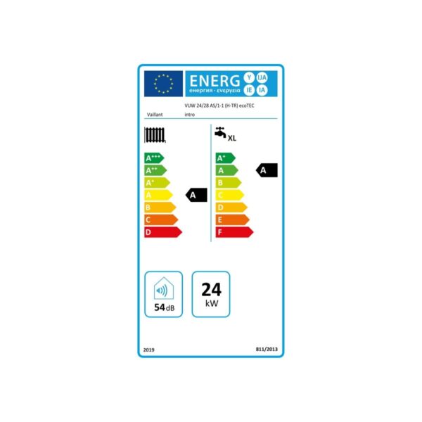 Vaillant Ecotec Intro 24 kW Tam Yoğuşmalı Kombi Hermetik Baca ile Enerji Tasarruflu Isıtma