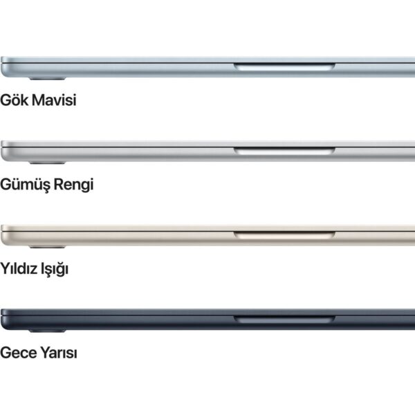 Apple MacBook Air M5 16GB 512GB SSD macOS 13″ Taşınabilir Bilgisayar Yıldız Işığı MDHA4TU/A