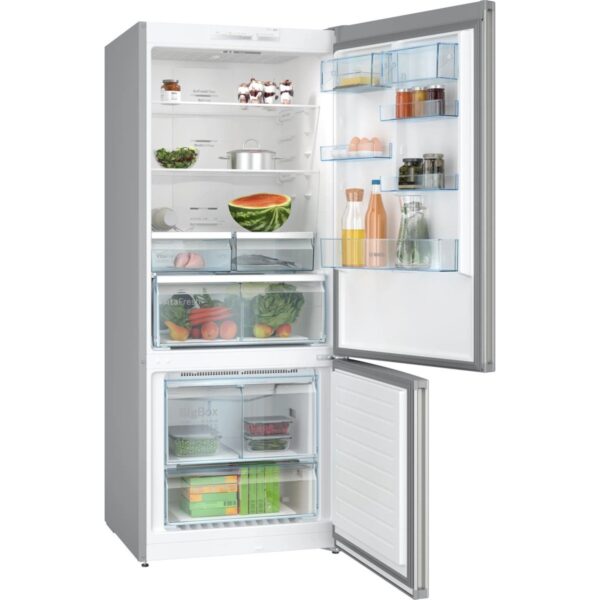 Bosch KGN76VIE0N 186 x 75 cm Kolay Temizlenebilir Inox No-Frost Alttan Donduruculu Buzdolabı